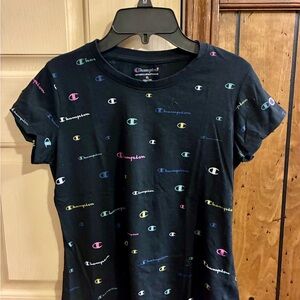 Champion Black Athletic T-Shirt